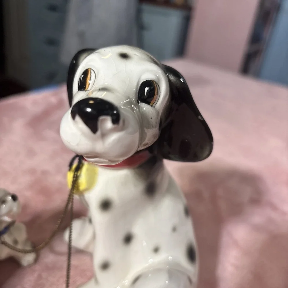 Vintage Kipper & Mann Dalmation Mom & Puppies Dog Figurine Statue Pet 6
